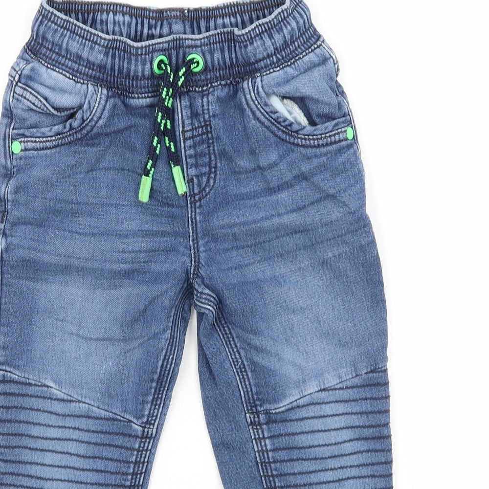 George Boys Blue  Denim Tapered Jeans Size 4-5 Years