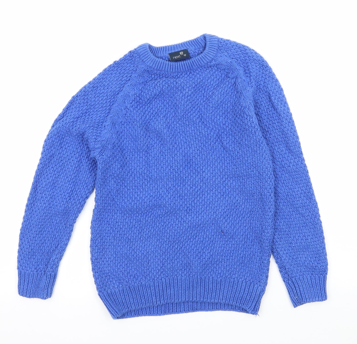 NEXT Boys Blue  Knit Pullover Jumper Size 7 Years