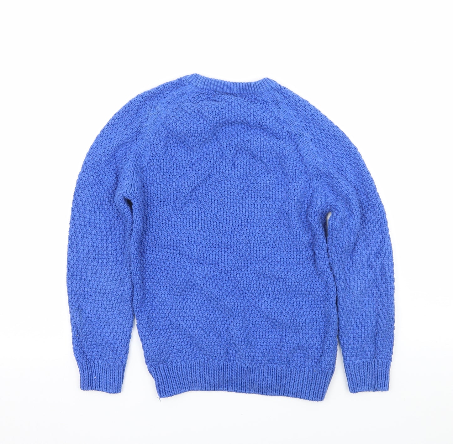 NEXT Boys Blue  Knit Pullover Jumper Size 7 Years