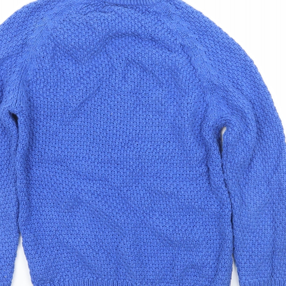 NEXT Boys Blue  Knit Pullover Jumper Size 7 Years