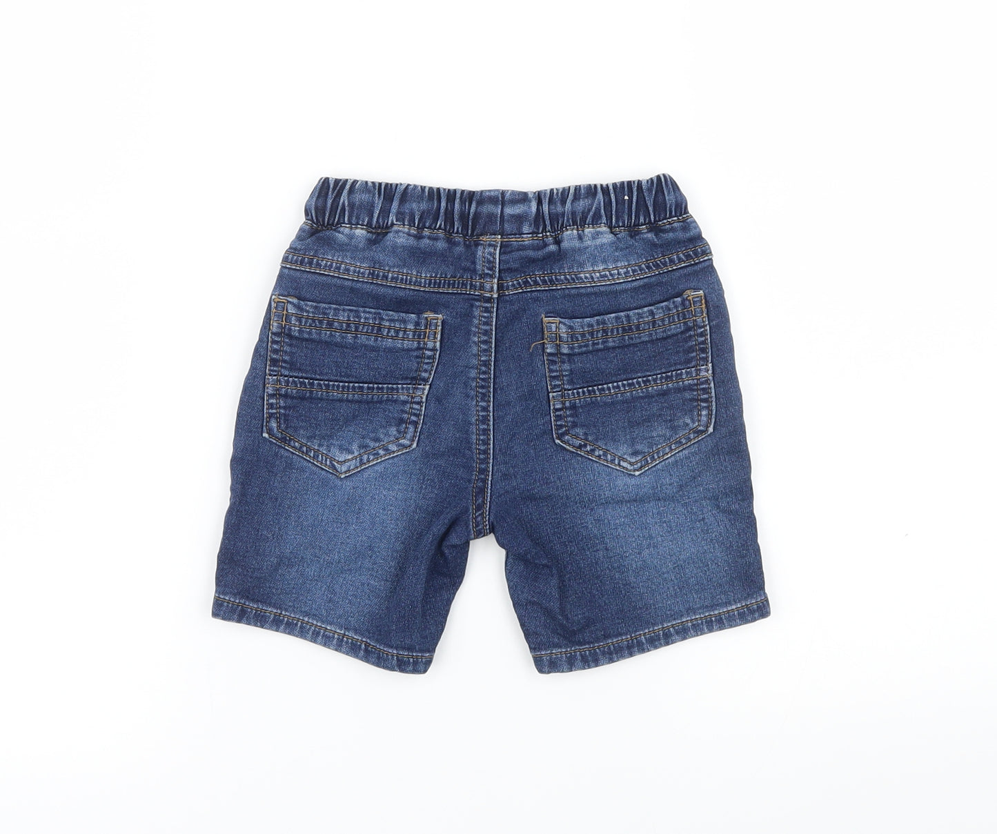 NEXT Boys Blue   Dungaree Shorts Shorts Size 3-4 Years