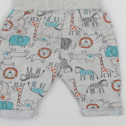 Primark Baby Multicoloured Animal Print  Sweatpants Trousers Size 0-3 Months