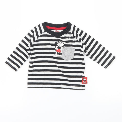 Primark Baby Multicoloured Striped  Basic Casual Size 3-6 Months  - Mickey Mouse