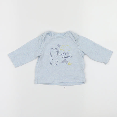 Boots Mini Club Baby Blue Solid  Cami Pyjama Top Size 0-3 Months
