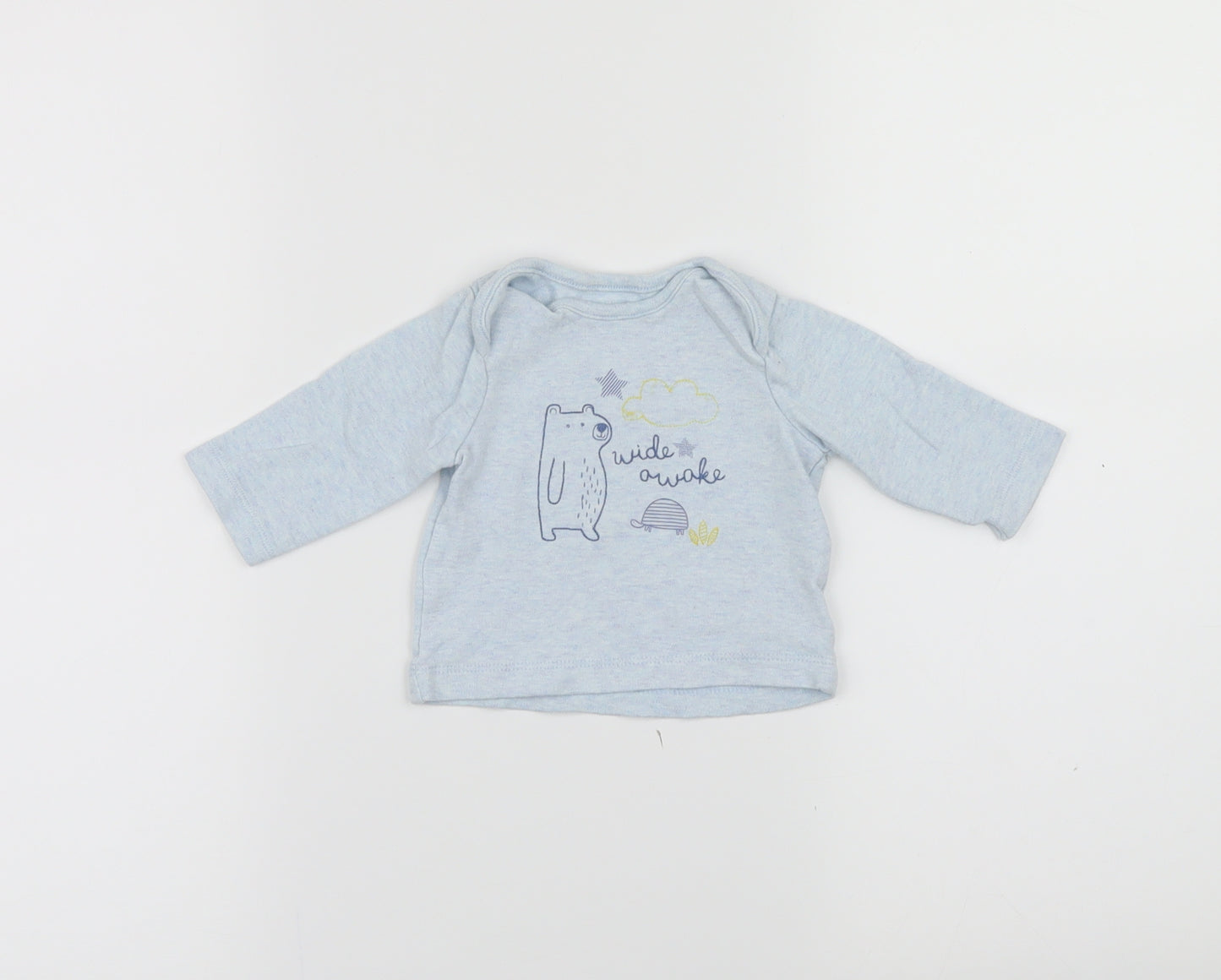 Boots Mini Club Baby Blue Solid  Cami Pyjama Top Size 0-3 Months