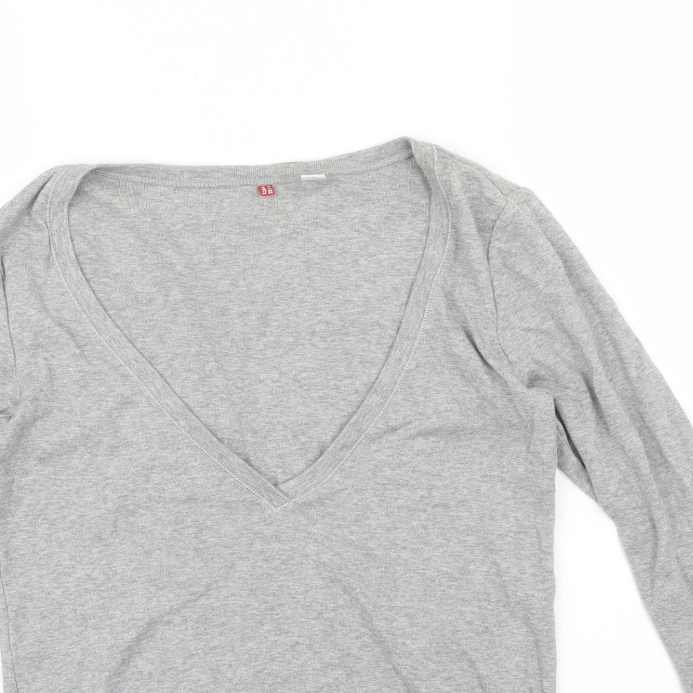 Uniqlo Womens Grey   Basic Blouse Size S