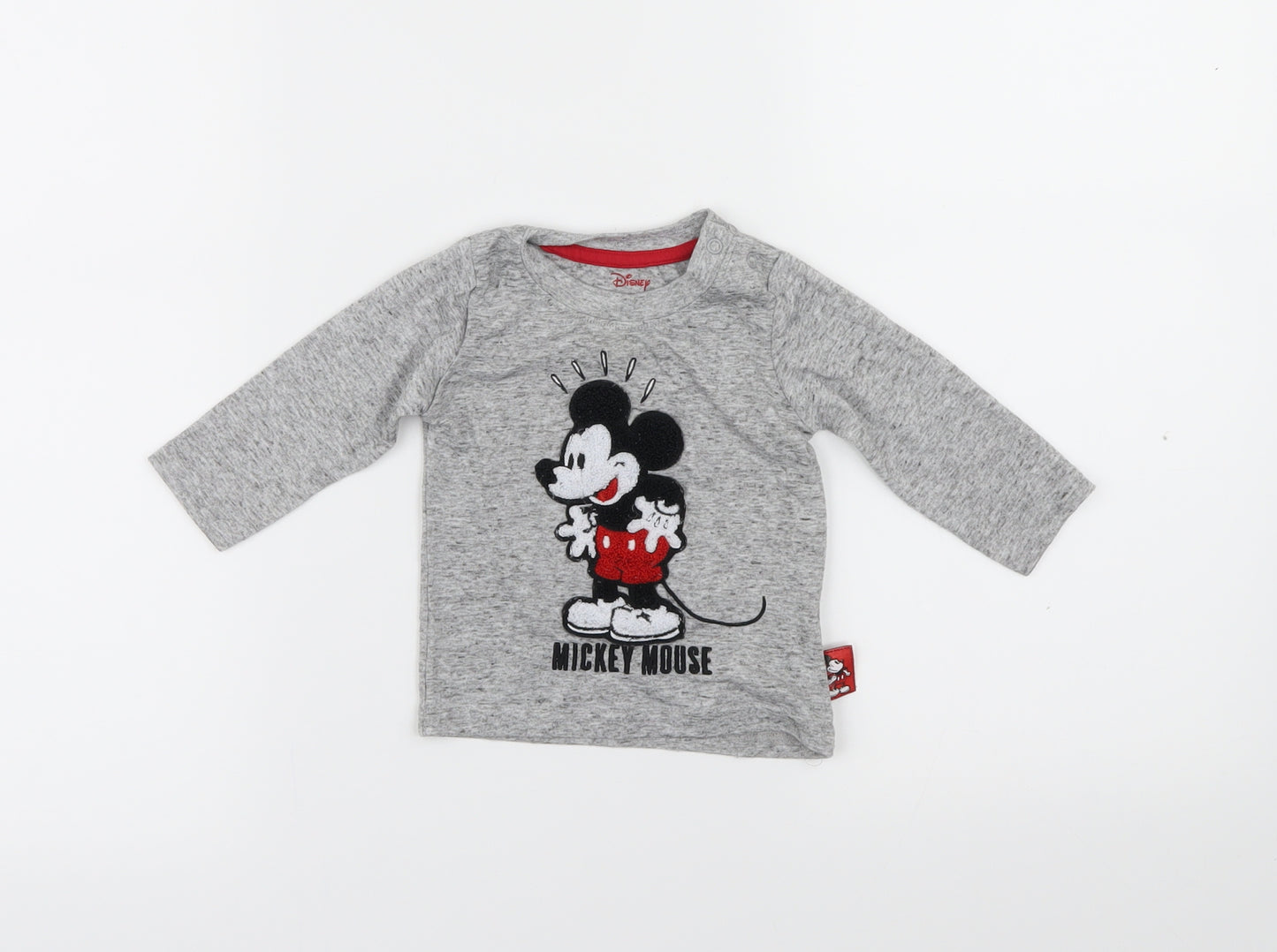Primark Baby Grey   Basic Casual Size 3-6 Months  - Mickey Mouse