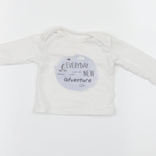 Matalan Baby White   Basic Casual Size 0-3 Months