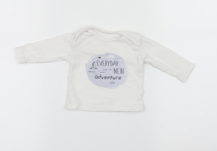 Matalan Baby White   Basic Casual Size 0-3 Months