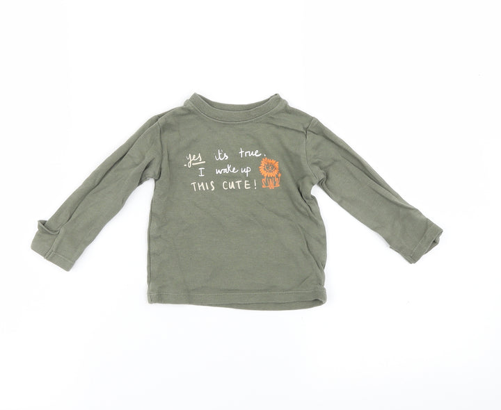 George Baby Green Solid Cami Robe Size 3-6 Months