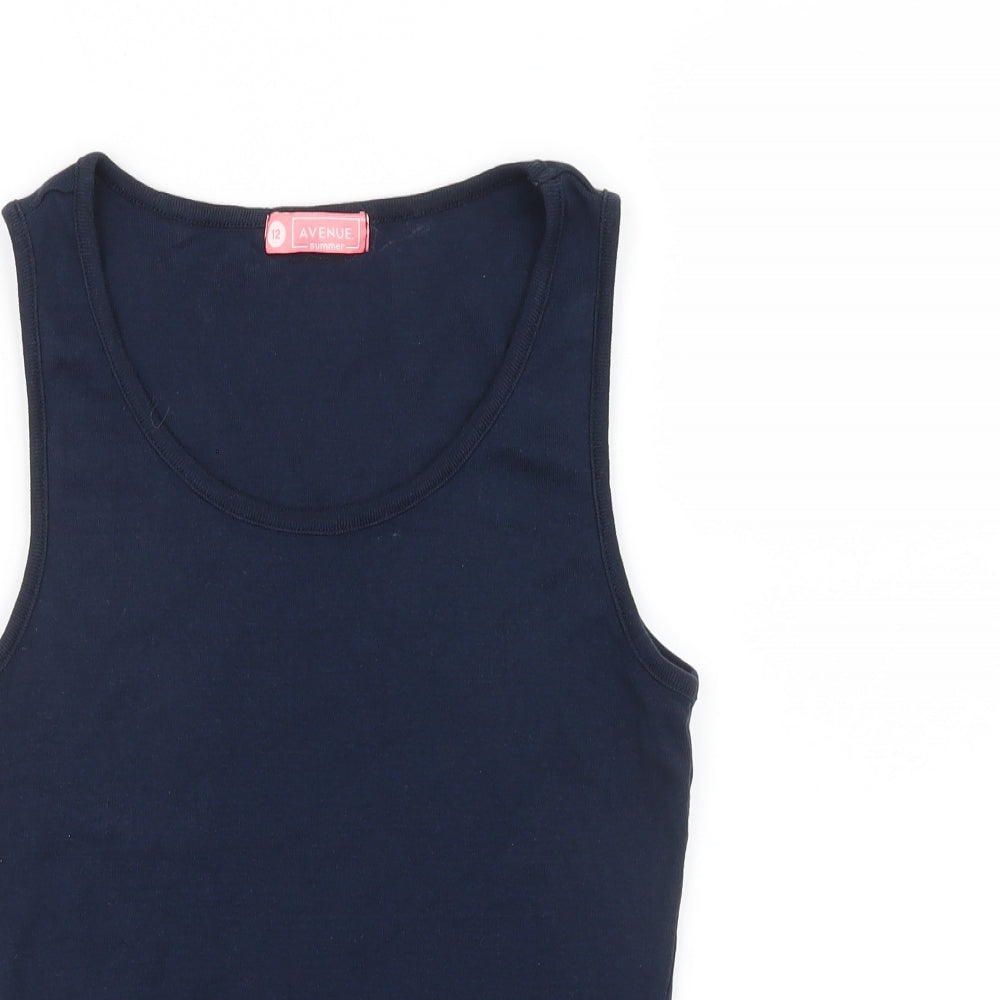 Avenue Womens Blue   Basic Tank Size 12