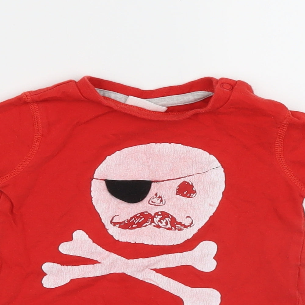 F&F Baby Red   Basic Casual Size 0-3 Months  - Pirate