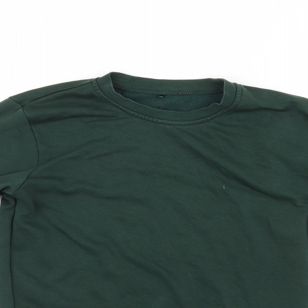 George Boys Green   Pullover Sweatshirt Size 10-11 Years