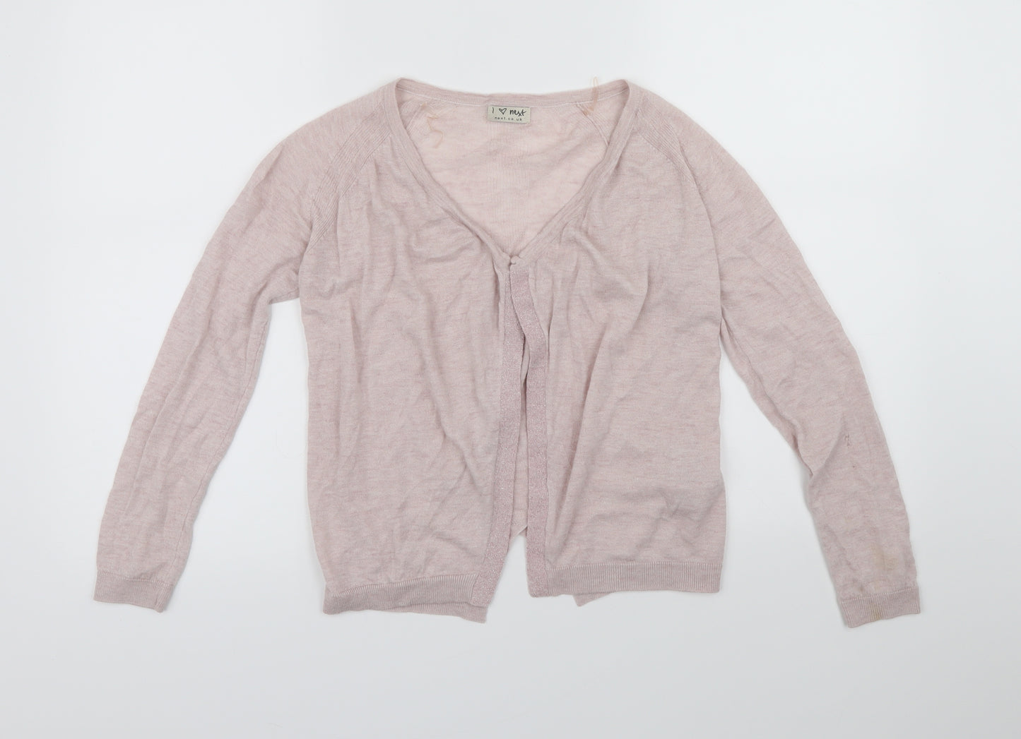 NEXT Girls Pink   Cardigan Jumper Size 12 Years