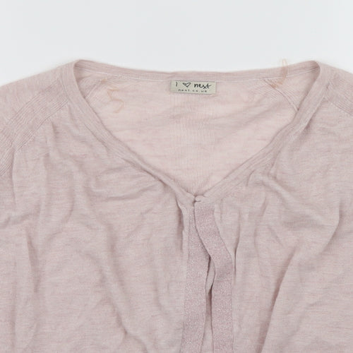 NEXT Girls Pink   Cardigan Jumper Size 12 Years
