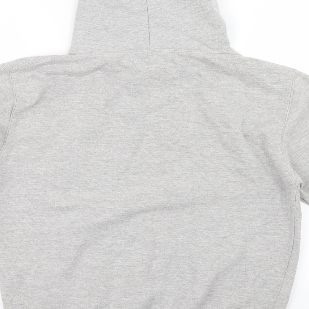 just hoods Womens Grey   Pullover Hoodie Size S