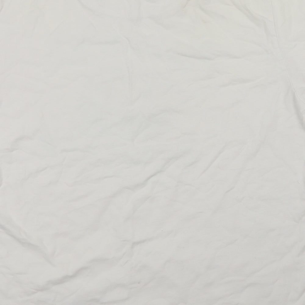 Quba & Co Mens White    T-Shirt Size XL