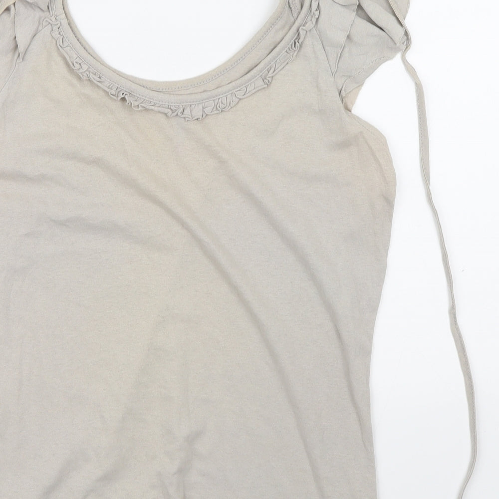 Primark Womens Grey Floral  Basic Tank Size 14