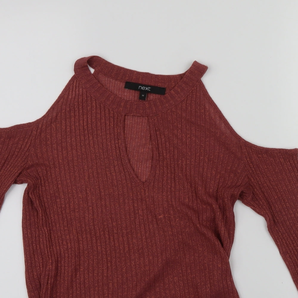 NEXT Womens Pink   Basic Blouse Size 14