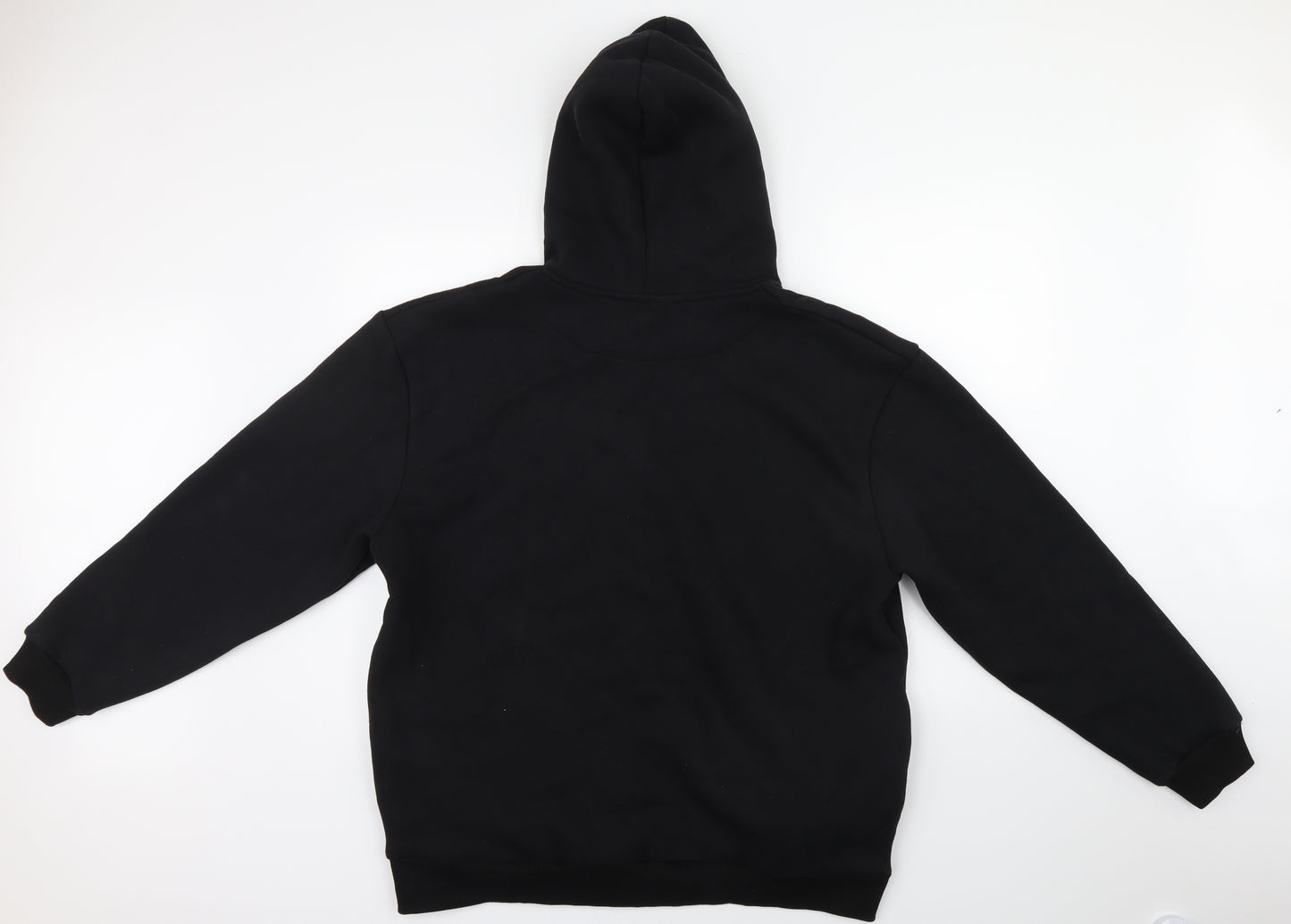 Boohoo Mens Black   Pullover Hoodie Size M