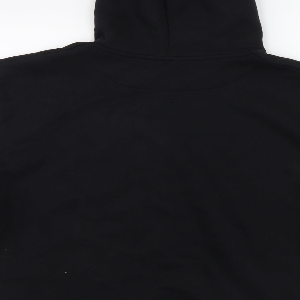 Boohoo Mens Black   Pullover Hoodie Size M