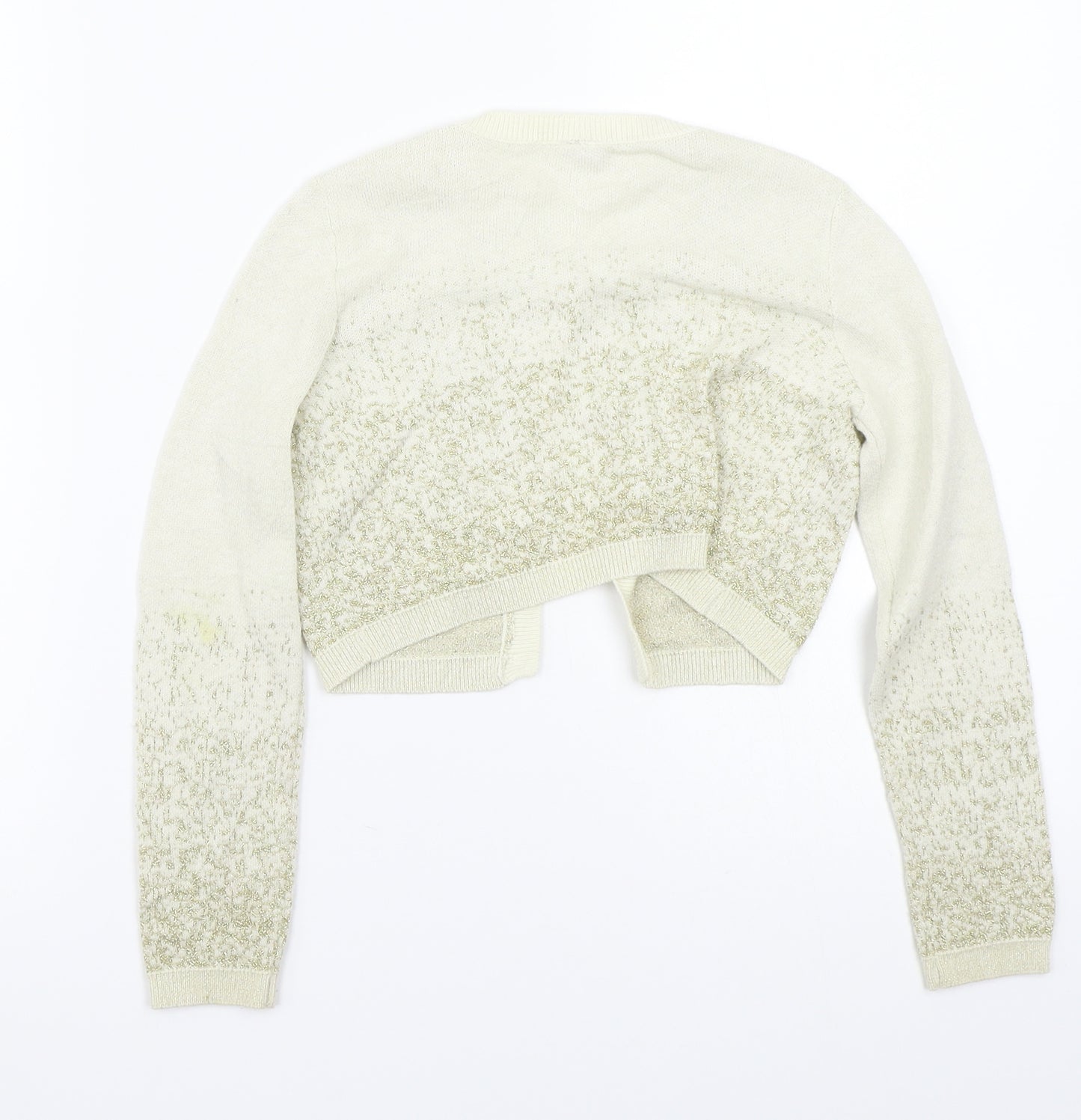 TU Girls Beige   Cardigan Jumper Size 7 Years