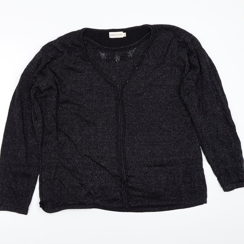 Bonmarché Womens Black   Pullover Jumper Size L