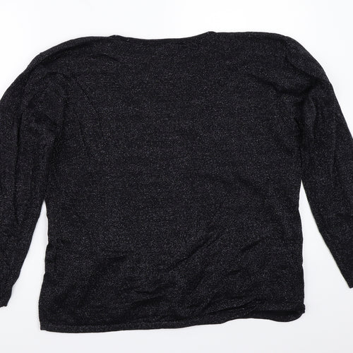 Bonmarché Womens Black   Pullover Jumper Size L