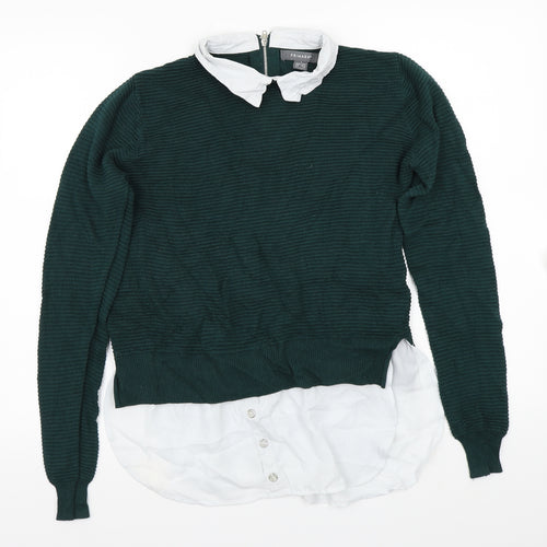 Primark Womens Green   Pullover Jumper Size S