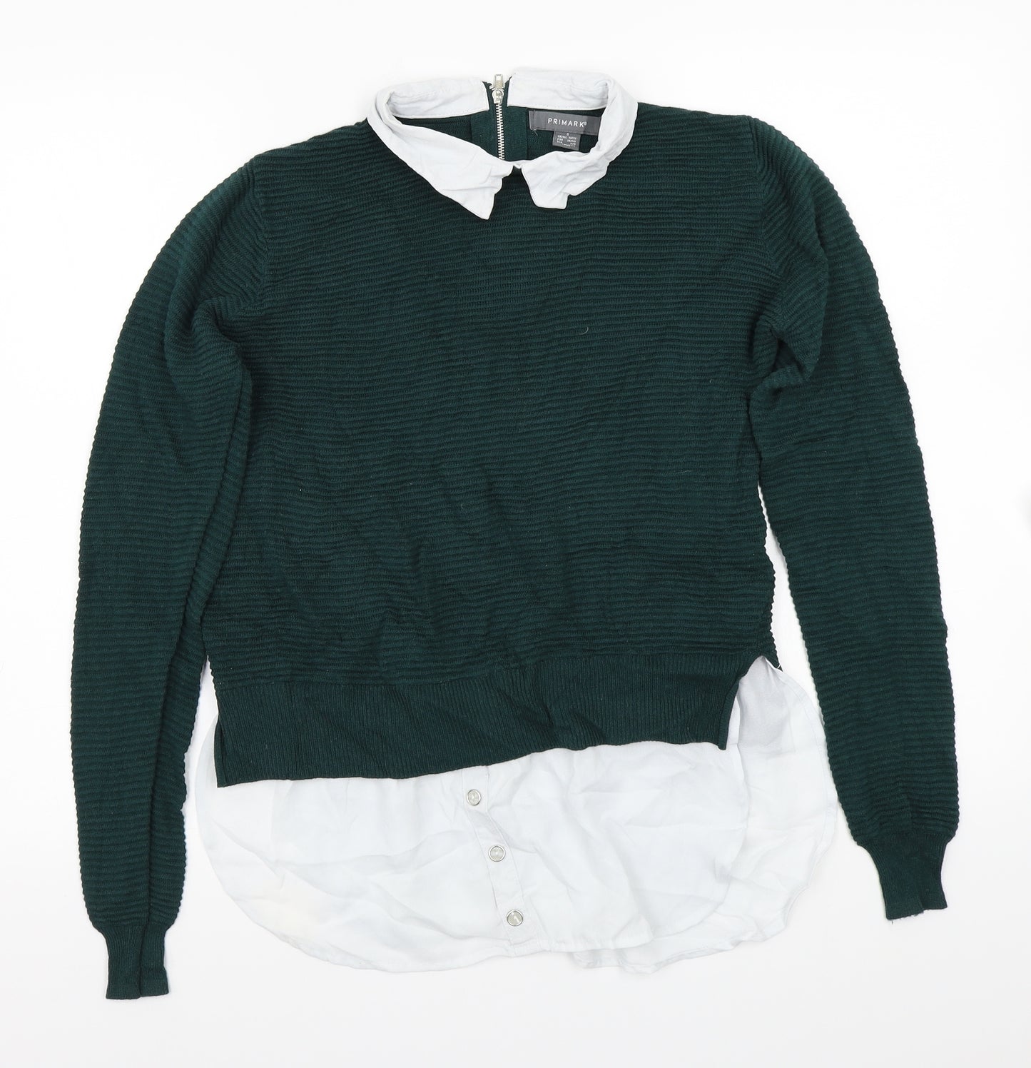 Primark Womens Green   Pullover Jumper Size S