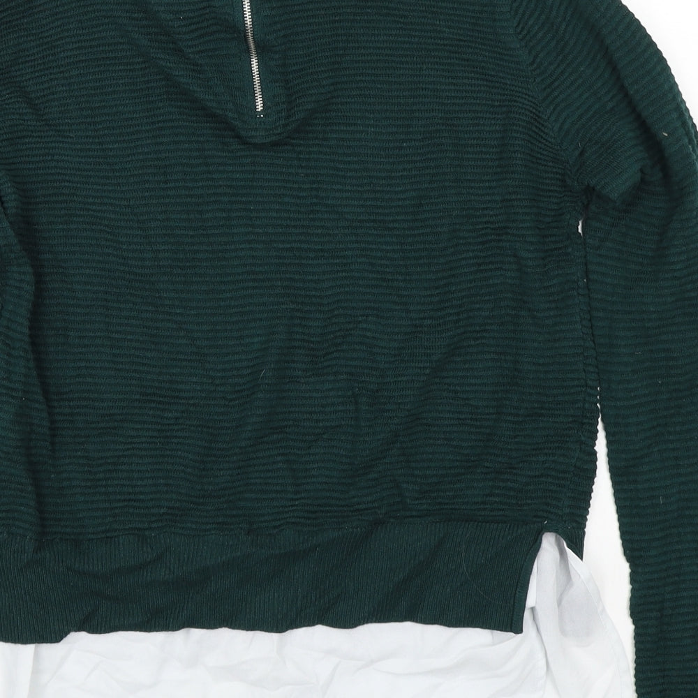 Primark Womens Green   Pullover Jumper Size S