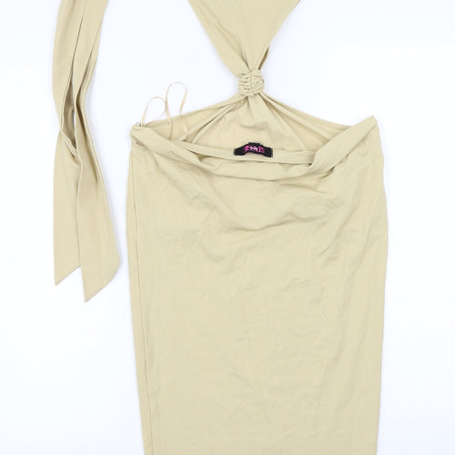 Stassie Womens Beige   A-Line  Size 8
