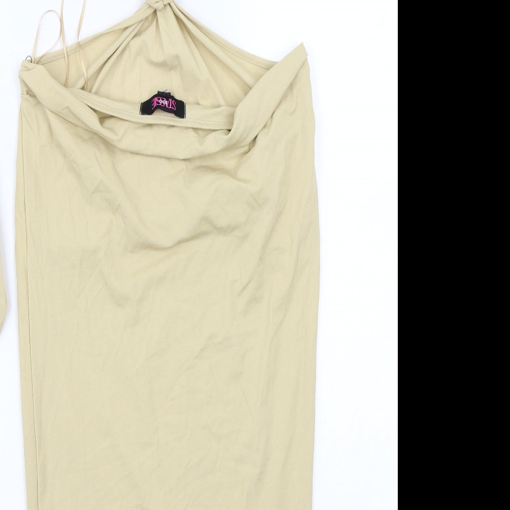 Stassie Womens Beige   A-Line  Size 8
