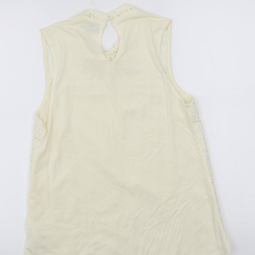 H&M Womens Beige   Basic T-Shirt Size S