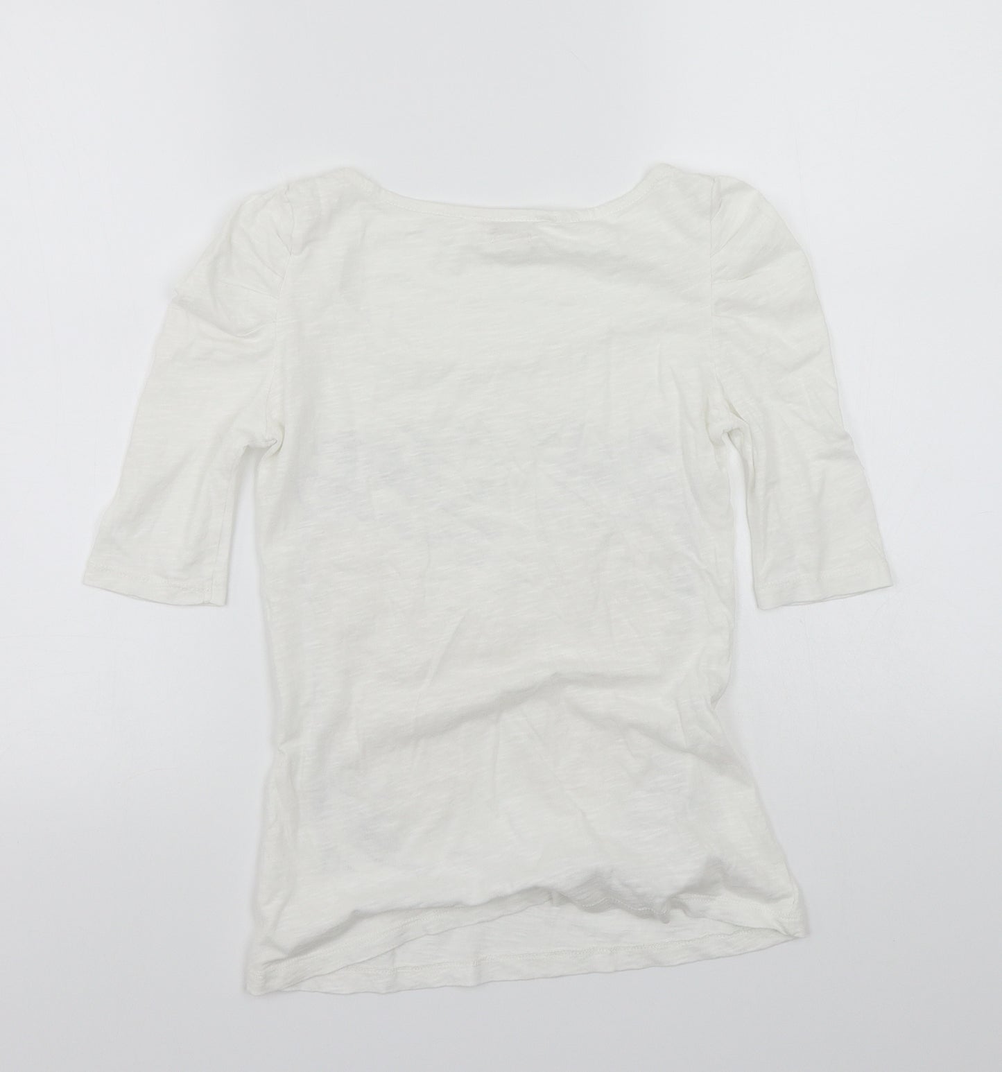 Bershka Womens White   Basic T-Shirt Size S