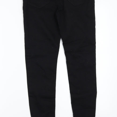 Denim & Co. Womens Black   Skinny Jeans Size 10 L27 in