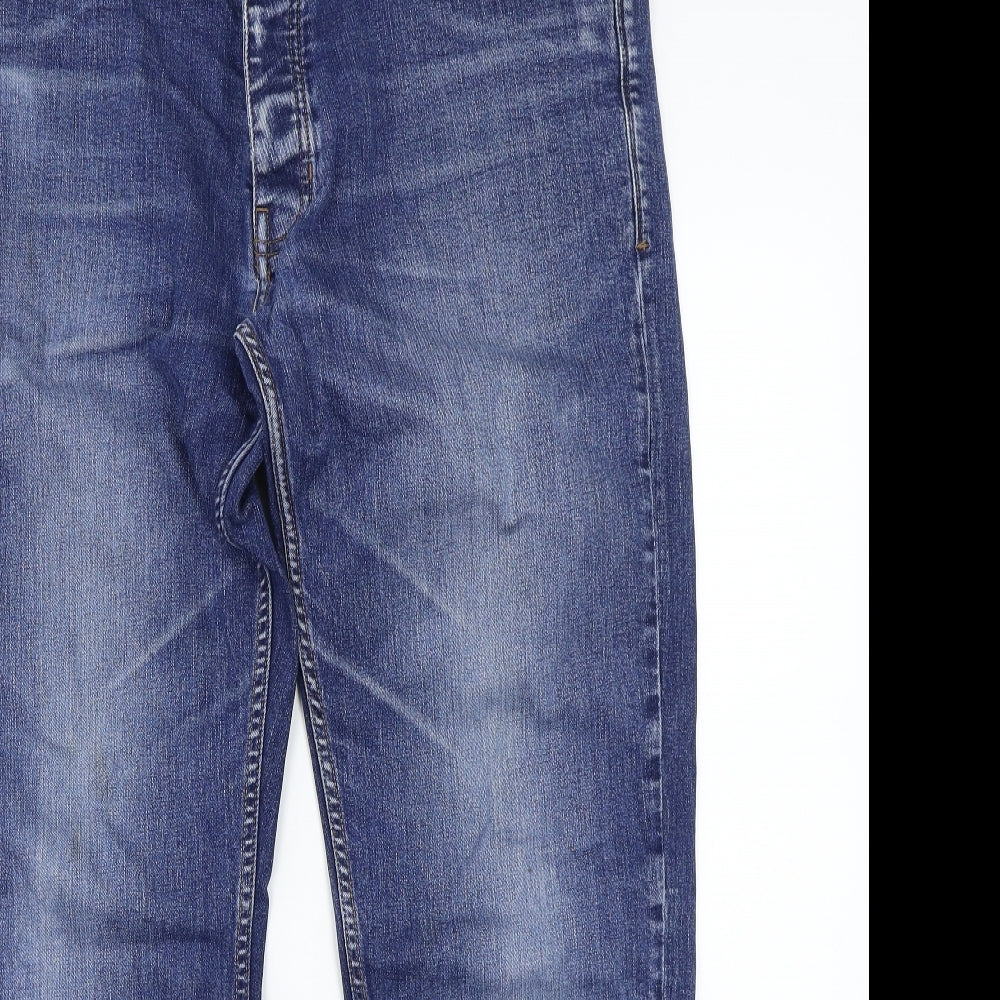 Easy Womens Blue   Straight Jeans Size 36 L30 in