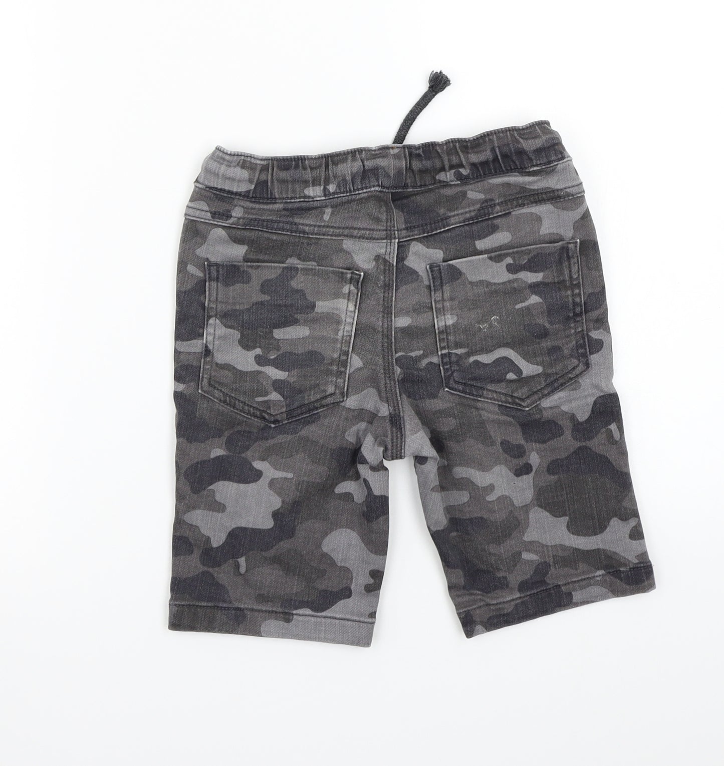 NEXT Boys Grey Camouflage  Bermuda Shorts Size 7 Years