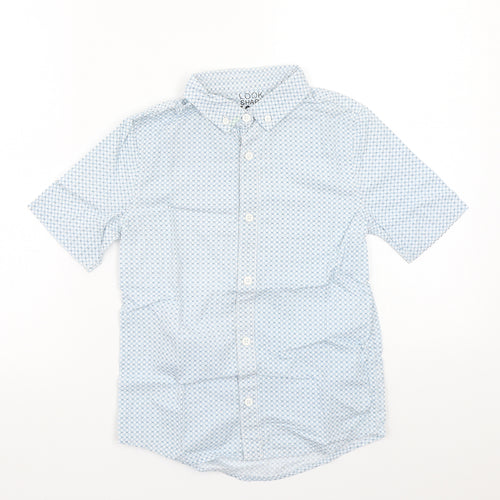 F&F Girls Blue   Basic Button-Up Size 7-8 Years