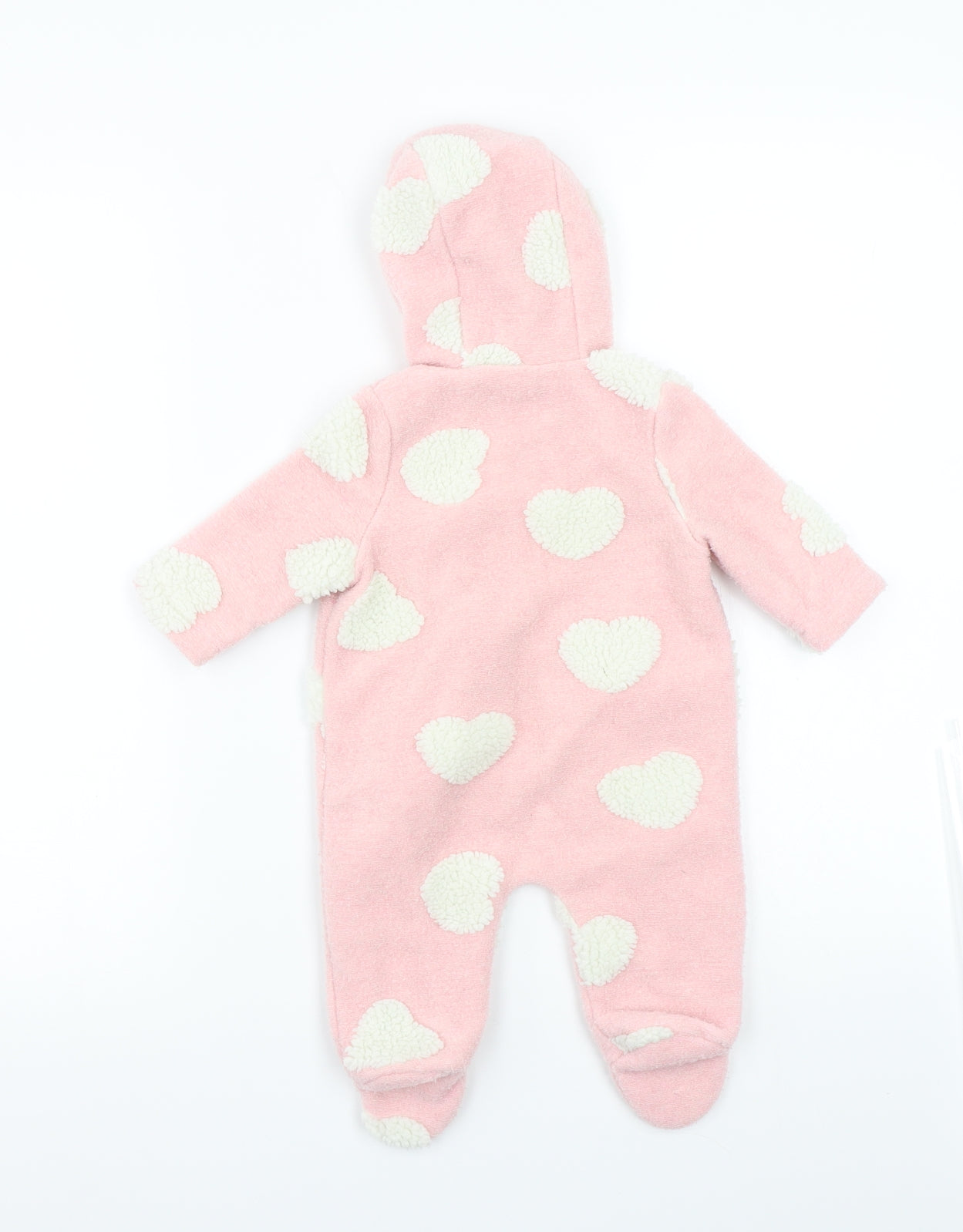 TU Baby Pink Polka Dot  Babygrow One-Piece Size 0-3 Months