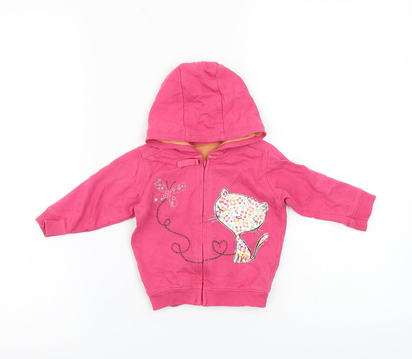 Marks and Spencer Girls Pink   Jacket Coat Size 3-6 Months