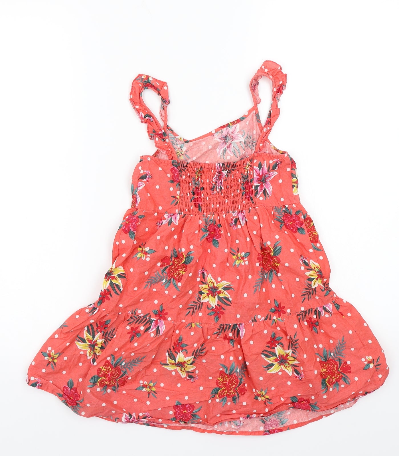 Primark Girls Pink Floral  A-Line  Size 5-6 Years