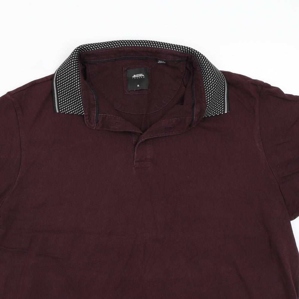 Burton Mens Purple    Polo Size XL