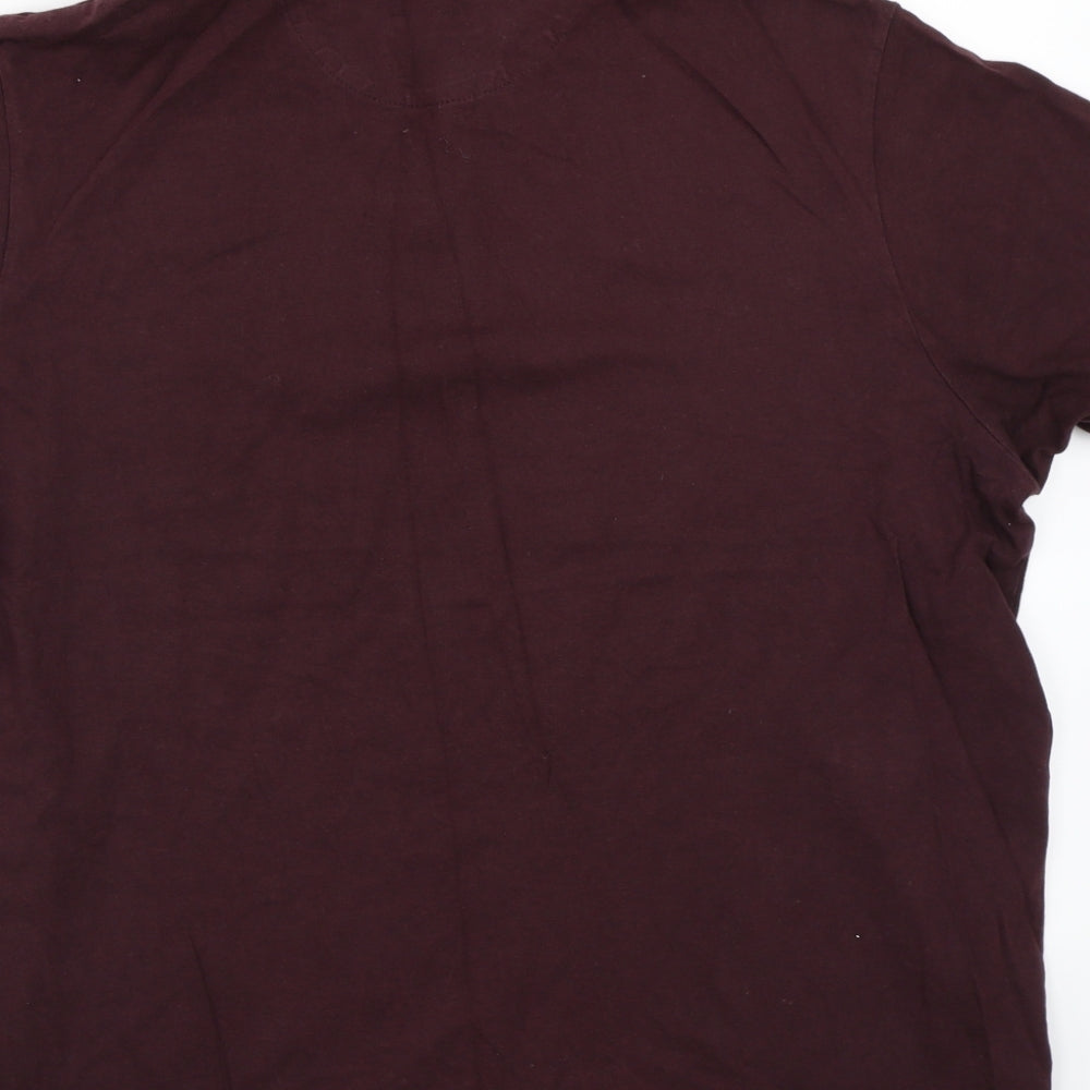 Burton Mens Purple    Polo Size XL