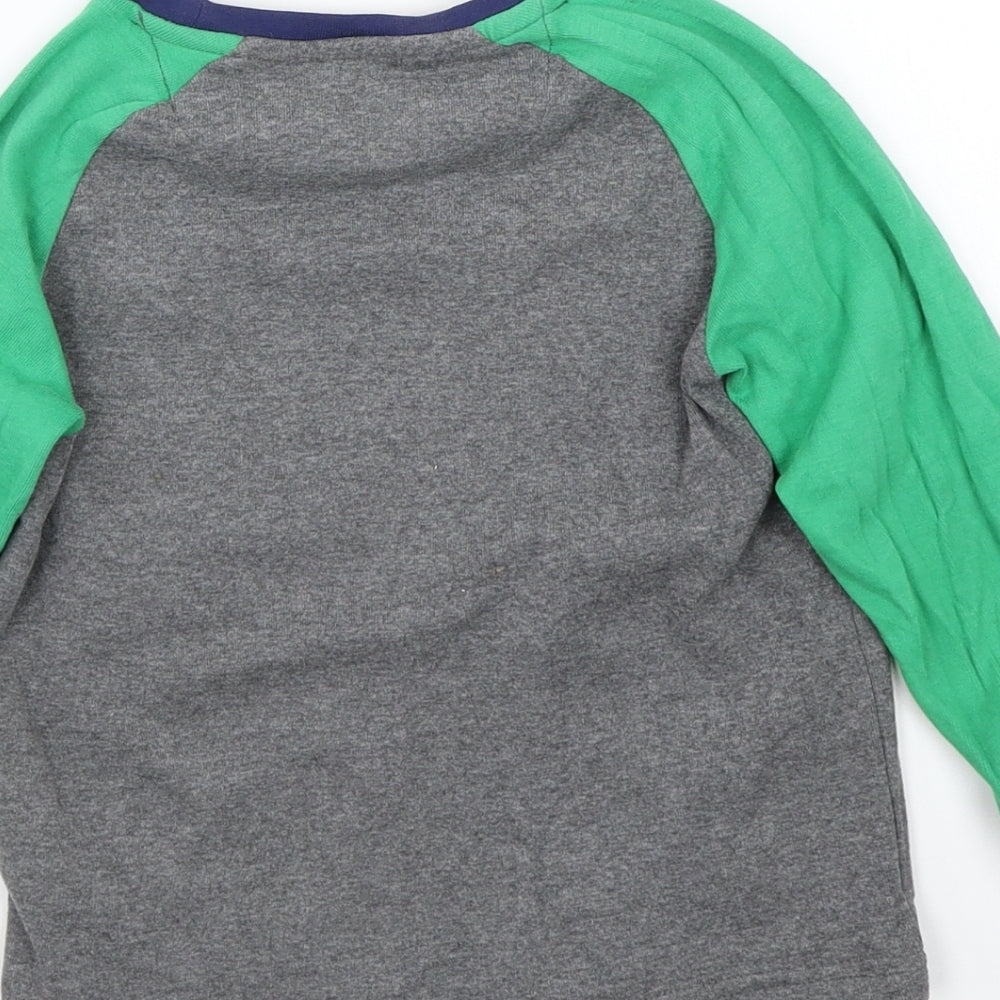 Marks and Spencer Boys Grey   Basic T-Shirt Size 3-4 Years