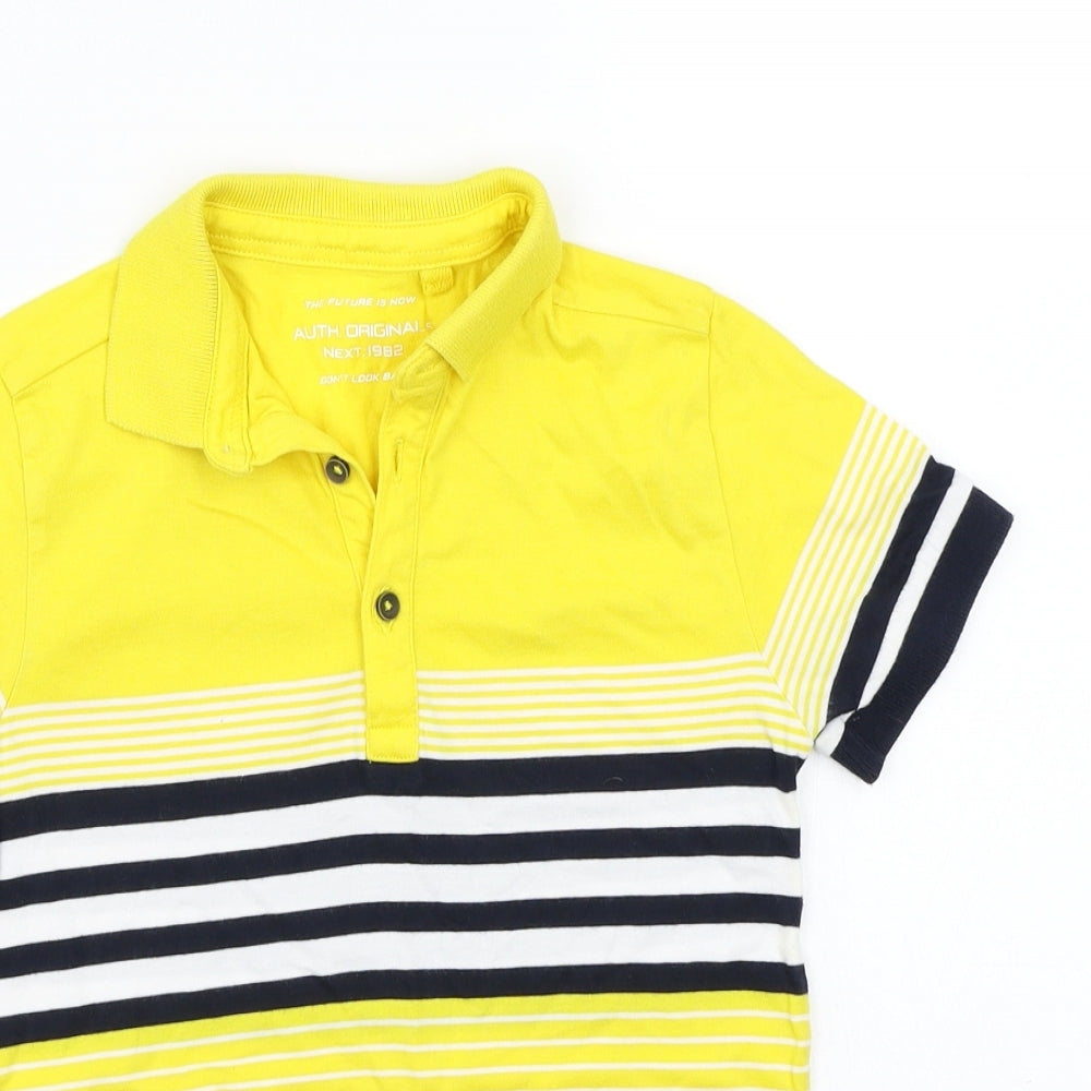 NEXT Boys Yellow   Basic Polo Size 7 Years