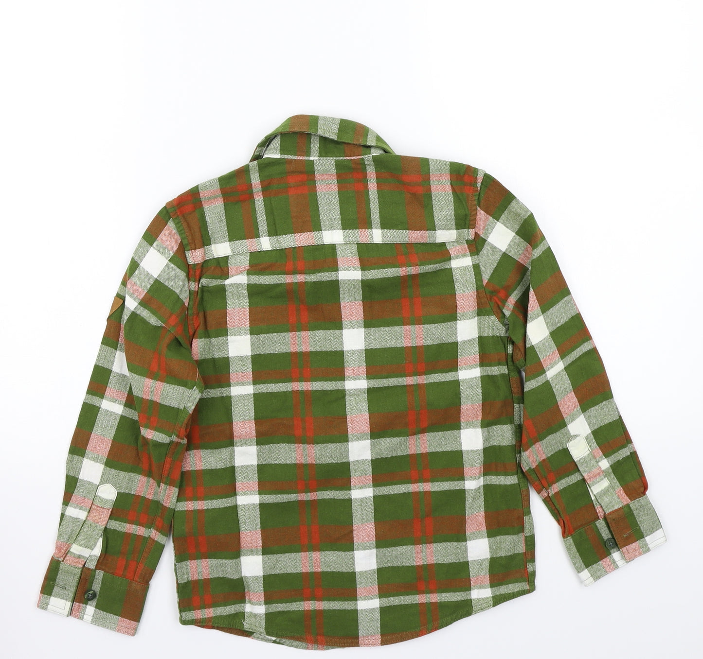 RJR.John Rocha Boys Grey Check Rayon Basic Button-Up Size 7 Years