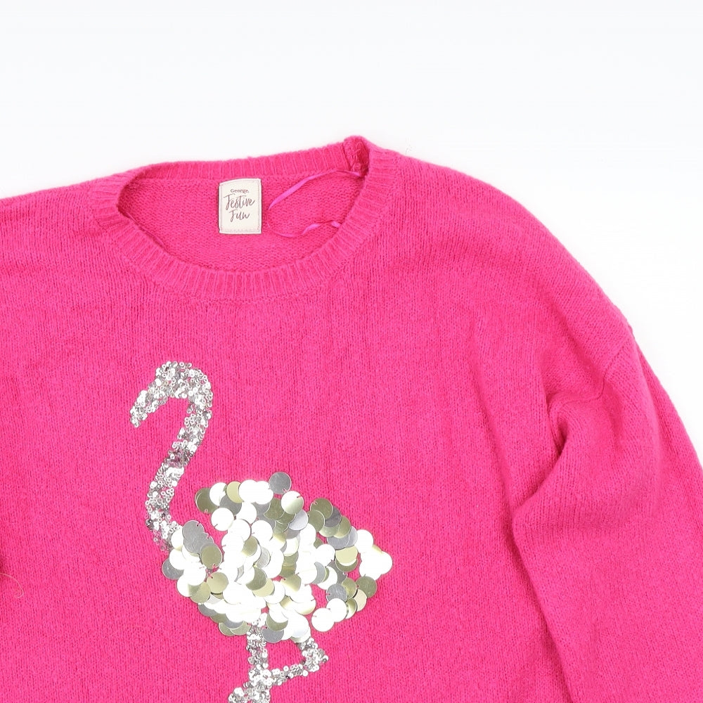 George Womens Pink   Pullover Jumper Size 22