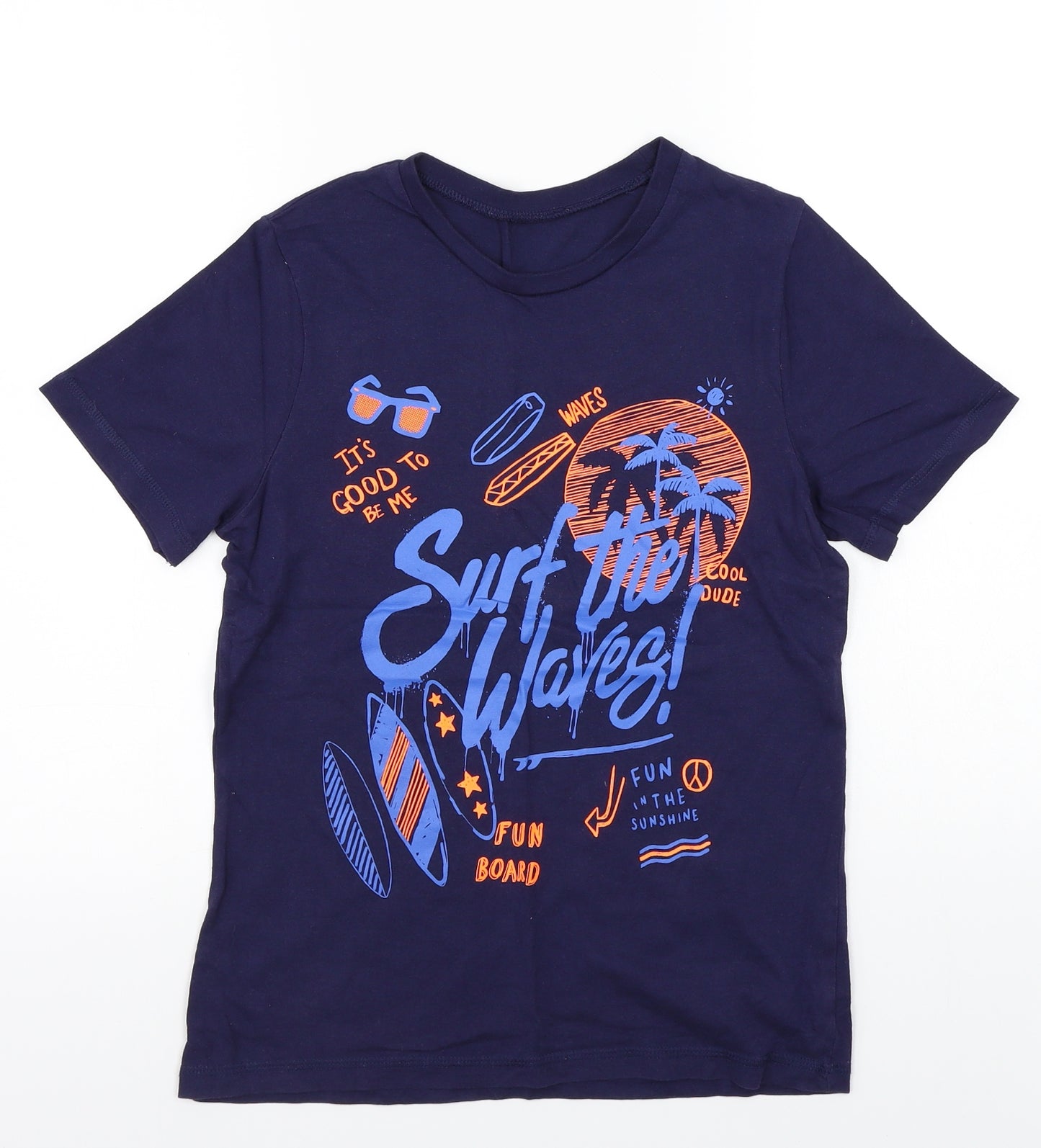 George Boys Blue   Basic T-Shirt Size 11-12 Years