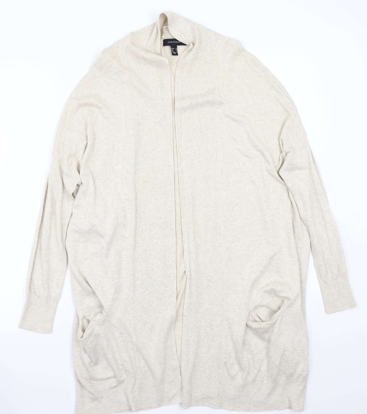 Primark Womens Beige   Cardigan Jumper Size 10